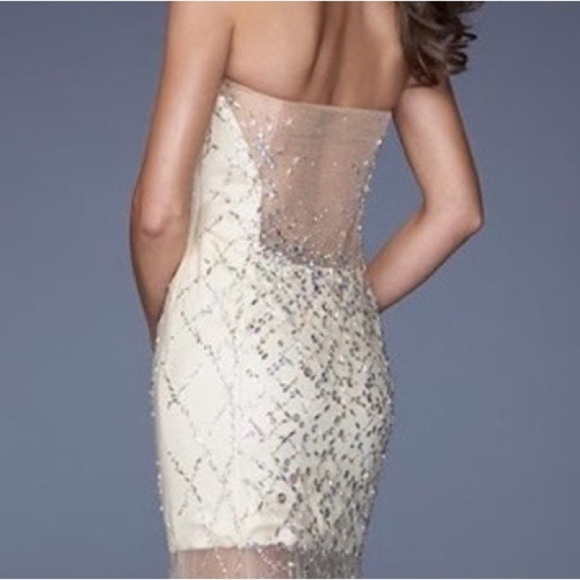 NWT GIGI DESIGNS BY LA FEMME PROM/WEDDING/EVENING DRESS - SIZE 6 - Picture 15 of 15